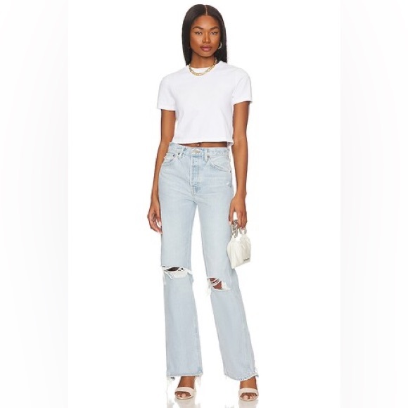 NWT RE/DONE Originals 90s High Rise Loose in Nu Disco Destroy size 26 - Picture 1 of 8
